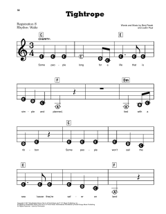 Tightrope von Benj Pasek (Download) 