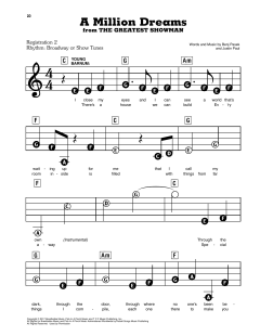 A Million Dreams von Benj Pasek (Download) 