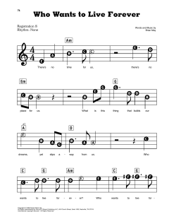 Who Wants To Live Forever von Queen (Download) 