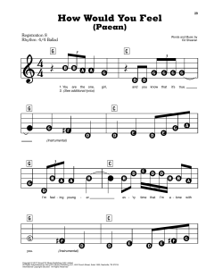 How Would You Feel (Paean) von Ed Sheeran (Download) 