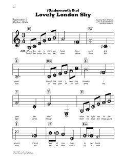 (Underneath The) Lovely London Sky von Lin-Manuel Miranda (Download) 