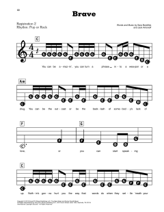 Brave von Sara Bareilles (Download) 