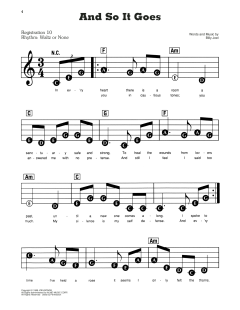 And So It Goes von Billy Joel (Download) 