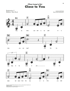 (They Long To Be) Close To You von The Carpenters (Download) 