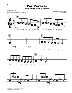 For Forever von Benj Pasek (Download) 