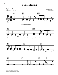 Hallelujah von Leonard Cohen (Download) 