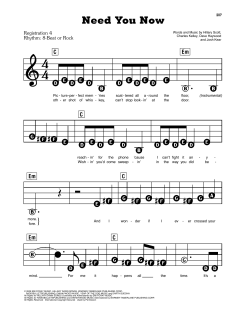 Need You Now von Josh Kear (Download) 