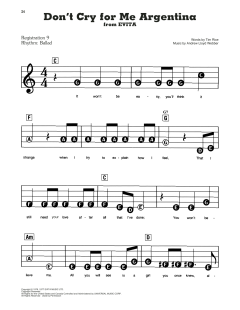 Don't Cry For Me Argentina von Tim Rice (Download) 