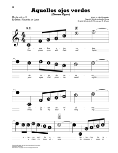 Aquellos Ojos Verdes (Green Eyes) von E. Rivera (Download) 