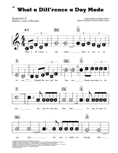 What A Diff'rence A Day Made von Dinah Washington (Download) 