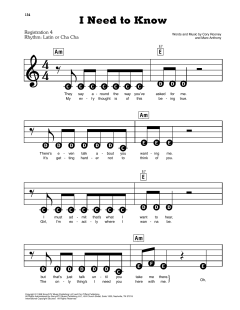 I Need To Know von Marc Anthony (Download) 