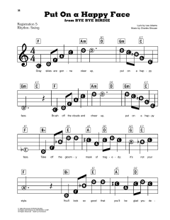 Put On A Happy Face von Lee Adams (Download) 