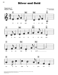 Silver And Gold von Johnny Marks (Download) 