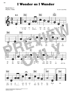 I Wonder As I Wander von John Jacob Niles (Download) 