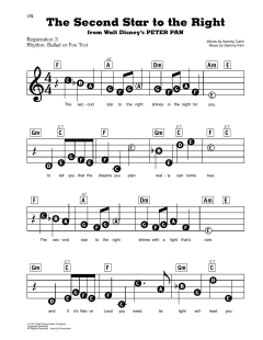 The Second Star To The Right von Sammy Cahn (Download) 