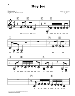 Hey Joe von Jimi Hendrix (Download) 