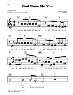 God Gave Me You von Dave Barnes (Download) 