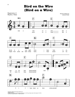 Bird On The Wire (Bird On A Wire) von Leonard Cohen (Download) 