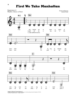 First We Take Manhattan von Leonard Cohen (Download) 