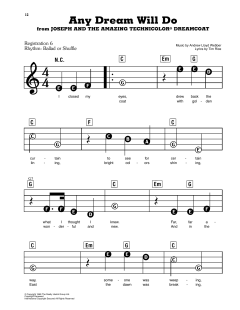 Any Dream Will Do von Tim Rice (Download) 