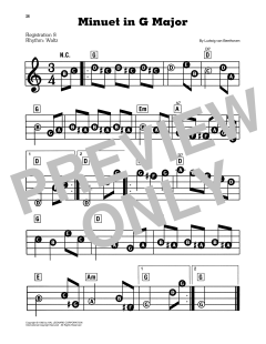 Minuet In G Major von Ludwig van Beethoven (Download) 