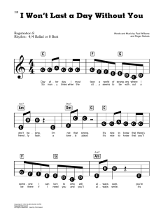 I Won't Last A Day Without You von The Carpenters (Download) 