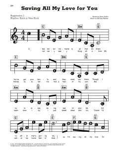 Saving All My Love For You von Whitney Houston (Download) 