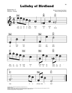 Lullaby Of Birdland von George Shearing (Download) 