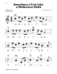 Sometimes I Feel Like A Motherless Child von Traditional (Download) 