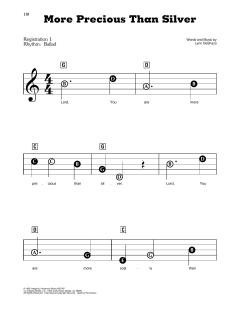 More Precious Than Silver von Lynn DeShazo (Download) 