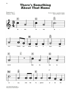 There's Something About That Name von Gloria Gaither (Download) 