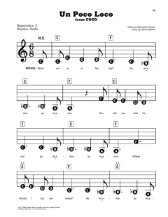 Un Poco Loco von Adrian Molina (Download) 