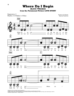 Where Do I Begin (Love Theme) von Tony Bennett (Download) 