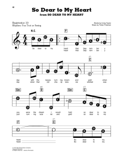 So Dear To My Heart von Irving Taylor (Download) 