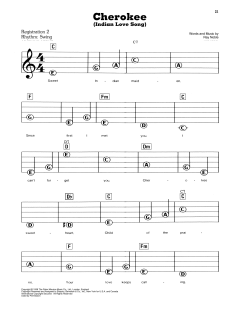 Cherokee (Indian Love Song) von Ray Noble (Download) 