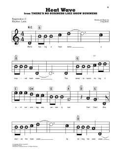 Heat Wave von Irving Berlin (Download) 