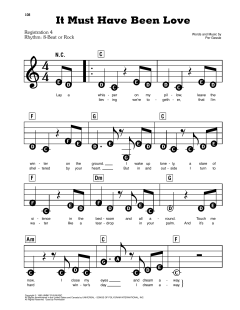 It Must Have Been Love von Roxette (Download) 