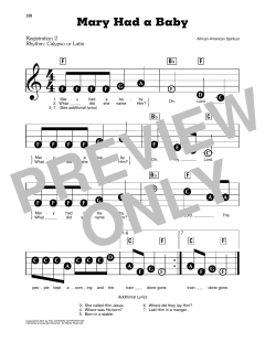 Mary Had A Baby (Download) 