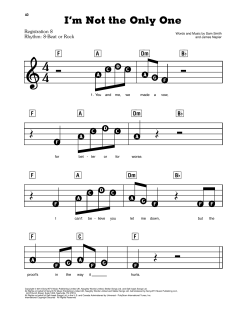 I'm Not The Only One von Sam Smith (Download) 