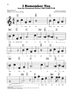 I Remember You von Johnny Mercer (Download) 