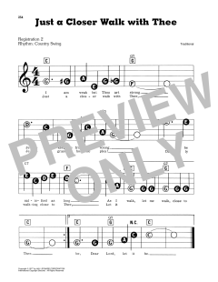 Just A Closer Walk With Thee von Traditional (Download) 