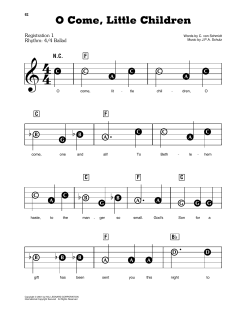 O Come, Little Children von J.P.A. Schulz (Download) 