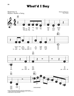 What'd I Say von Ray Charles (Download) 