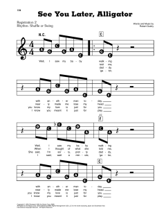 See You Later, Alligator von Robert Guidry (Download) 