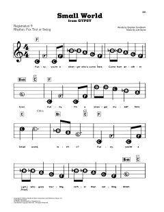 Small World von Jule Styne (Download) 