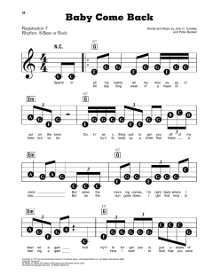 Baby Come Back von John C. Crowley (Download) 