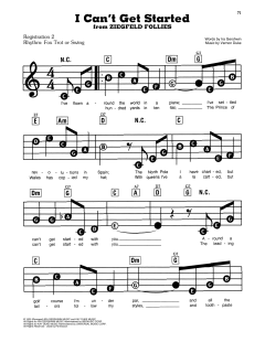 I Can't Get Started von Vernon Duke (Download) 