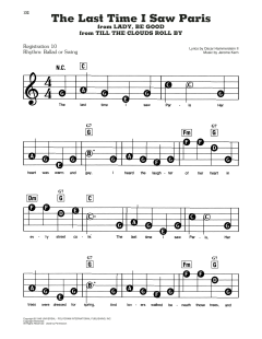 The Last Time I Saw Paris von Jerome Kern (Download) 