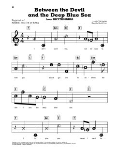 Between The Devil And The Deep Blue Sea von Ted Koehler (Download) 