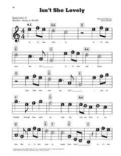 Isn't She Lovely von Stevie Wonder (Download) 